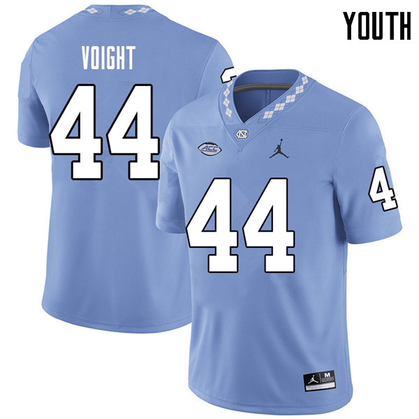 Jordan Brand Youth #44 Mike Voight North Carolina Tar Heels College Football Jerseys Sale-Carolina B